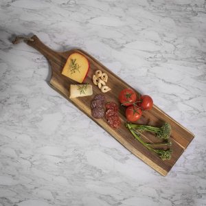 Acacia Wood Serving Boards With Handle,18"  |  Serveware Kitchen & Dining Serveware