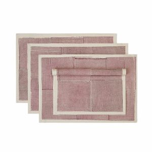 Artisan Block-Print Cotton Placemats (Set Of 4)  |  Table Linens Kitchen & Dining Table Linens