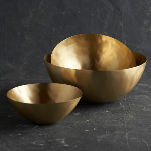 Artisan Brass Bowl Sets  |  Serveware Kitchen & Dining Serveware