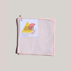 Atelier Saucier Blush Cocktail Napkin Set  |  Table Linens Kitchen & Dining Table Linens