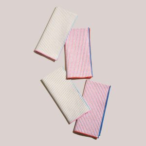 Atelier Saucier Carnival Stripe Napkins (Set Of 4)  |  Table Linens Kitchen & Dining Table Linens