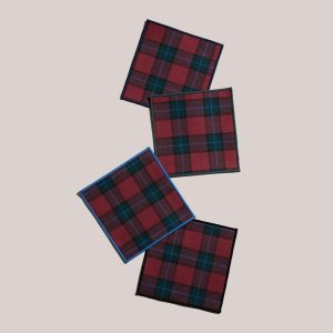 Atelier Saucier Jubilee Plaid Cocktail Napkins (Set Of 4)  |  Table Linens Kitchen & Dining Table Linens