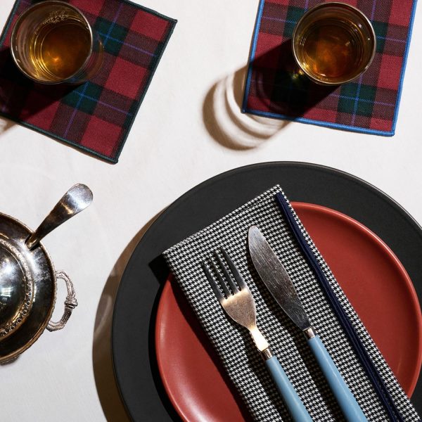 Atelier Saucier Noir Royale Napkins (Set Of 4)  |  Table Linens Kitchen & Dining Table Linens