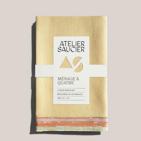 Atelier Saucier Santa Fe Linen Napkin (Set Of 4)  |  Table Linens Kitchen & Dining Table Linens