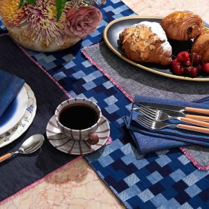 Atelier Saucier The Patchwork Table Linen Collection,Table Runner  |  Table Linens Kitchen & Dining Table Linens