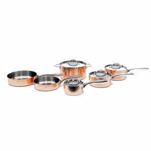 Berghoff 10-Piece Hammered Copper Cookware Set  |  Kitchen Kitchen Kitchen