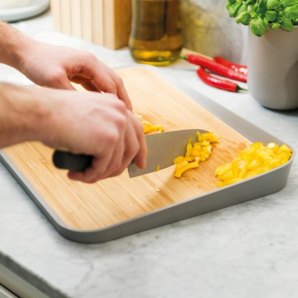 Berghoff Leo Bamboo Cutting Board, Gray  |  Kitchen Kitchen Kitchen