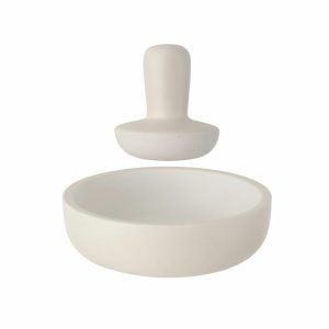 Berghoff Leo Stoneware Mortar & Pestle – 2 Piece  |  Kitchen Kitchen Kitchen