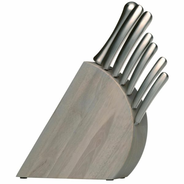 Berghoff Stainless Steel Knife Set W/ Block (Set Of 8)  |  Kitchen Kitchen Kitchen