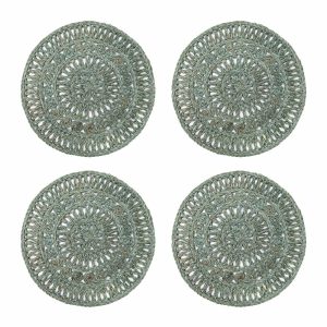 Circolo Abaca Round Placemats (Set Of 4)  |  Table Linens Kitchen & Dining Table Linens