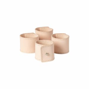 Costa Nova Leather Napkin Rings (Set Of 4)  |  Table Linens Kitchen & Dining Table Linens