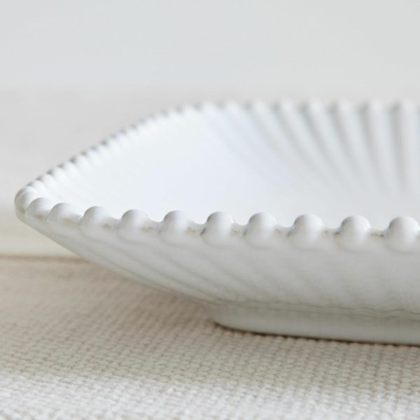 Costa Nova Pearl White Stoneware Rectangular Platters  |  Serveware Kitchen & Dining Serveware