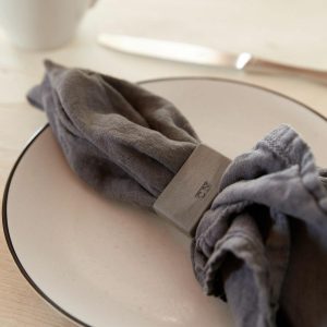 Costa Nova Rectangular Ceramic Napkin Rings (Set Of 4)  |  Table Linens Kitchen & Dining Table Linens