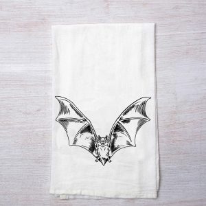 Counter Couture Bat Flour Sack Towel  |  Kitchen Kitchen Kitchen