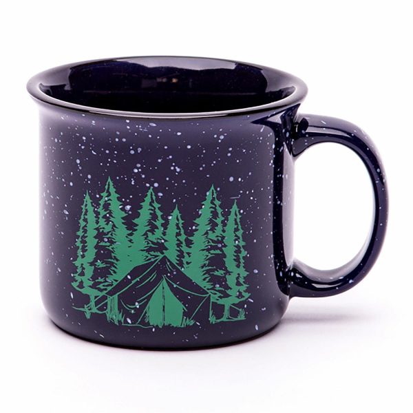 Counter Couture Camping Ceramic Campfire Mug,Individual  |  Dinnerware Dinnerware Dinnerware