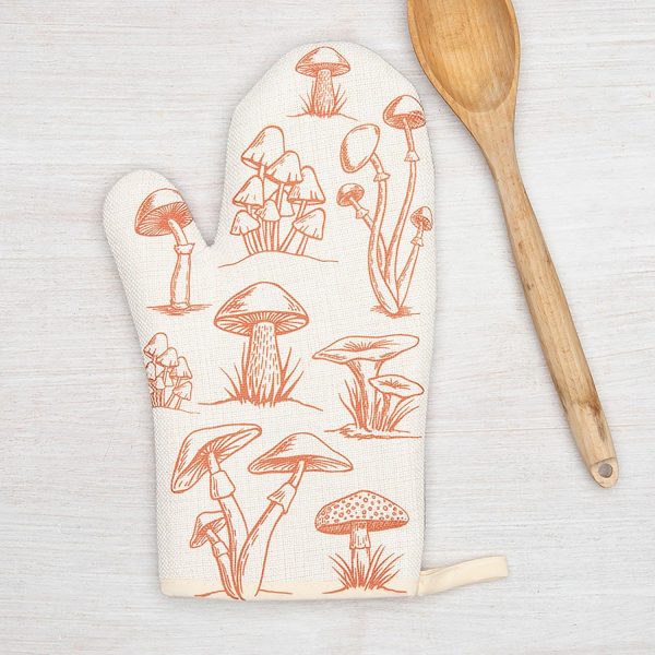 Counter Couture Mushroom Oven Mitt & Pot Holder  |  Kitchen Kitchen Kitchen