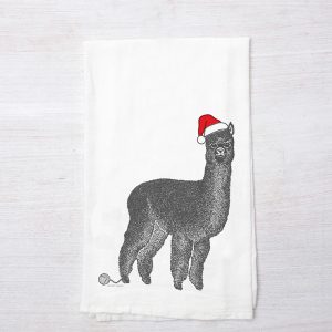 Counter Couture Santa Alpaca Towel  |  Kitchen Kitchen Kitchen