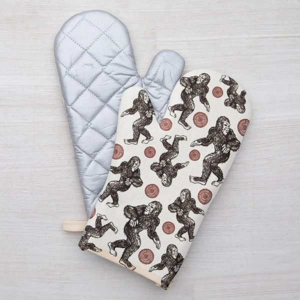 Counter Couture Sasquatch Oven Mitt & Pot Holder  |  Kitchen Kitchen Kitchen