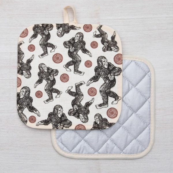 Counter Couture Sasquatch Oven Mitt & Pot Holder  |  Kitchen Kitchen Kitchen