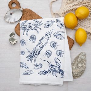 Counter Couture Seafood Towel  |  Kitchen Kitchen Kitchen