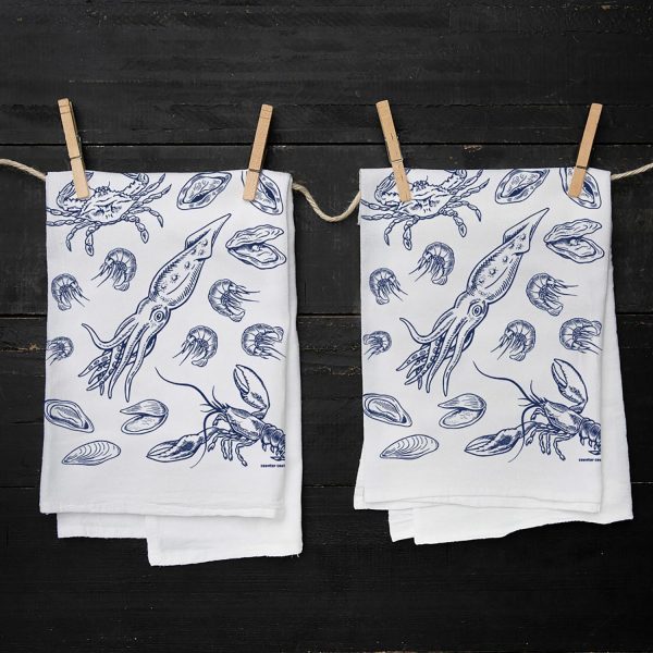 Counter Couture Seafood Towel  |  Kitchen Kitchen Kitchen