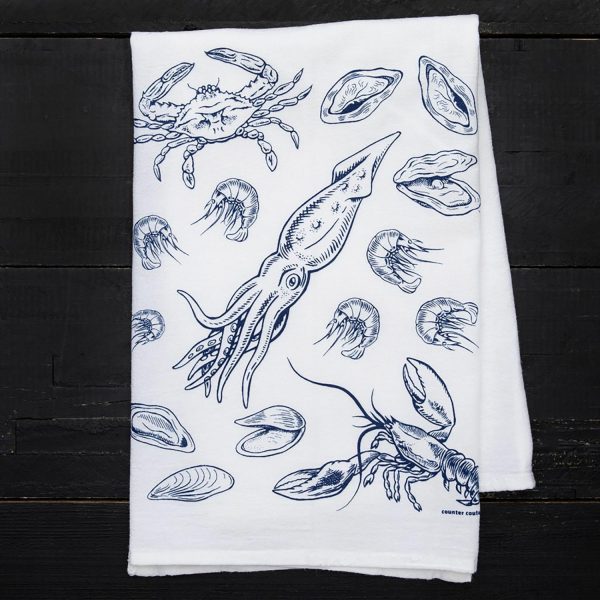 Counter Couture Seafood Towel  |  Kitchen Kitchen Kitchen