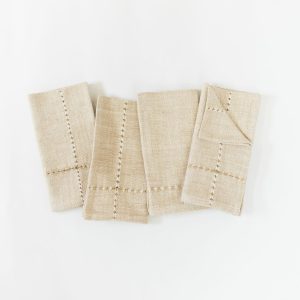 Creative Pulled Handwoven Cotton Napkins (Set Of 4)  |  Table Linens Kitchen & Dining Table Linens