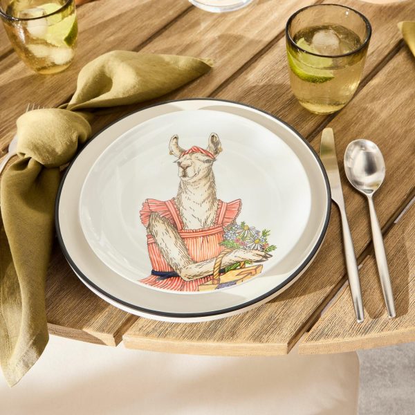 Dapper Animal Preppy Americana Salad Plates  |  Dinnerware Dinnerware Dinnerware