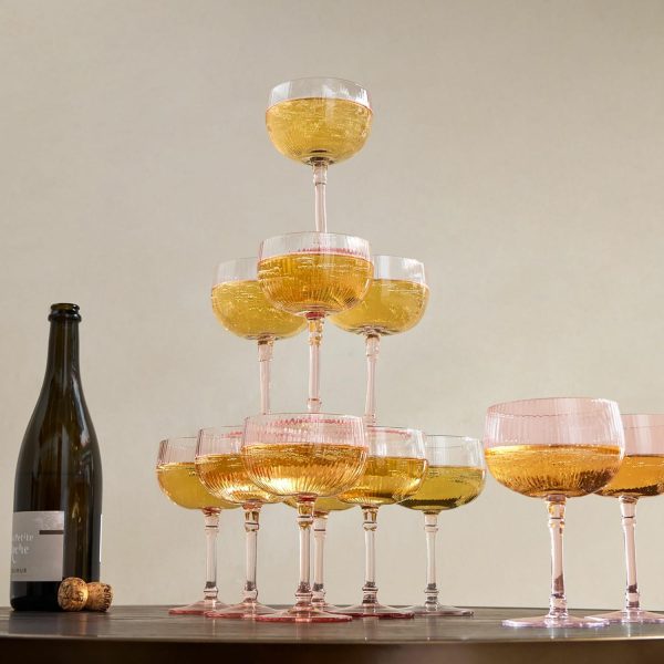 Esme Champagne Tower (Set Of 12)  |  Glassware & Barware Glassware & Barware Glassware & Barware