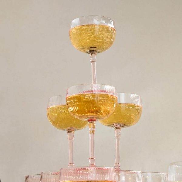 Esme Champagne Tower (Set Of 12)  |  Glassware & Barware Glassware & Barware Glassware & Barware