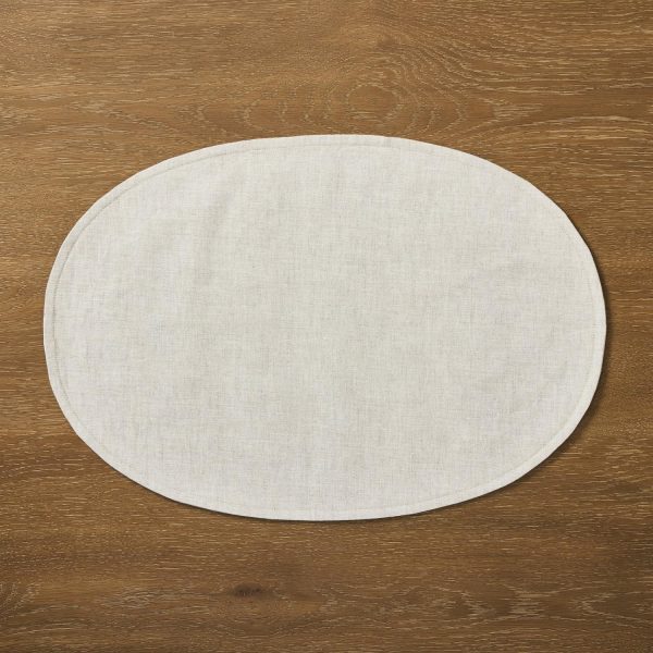 European Linen Oval Placemats,Set Of 4  |  Table Linens Kitchen & Dining Table Linens