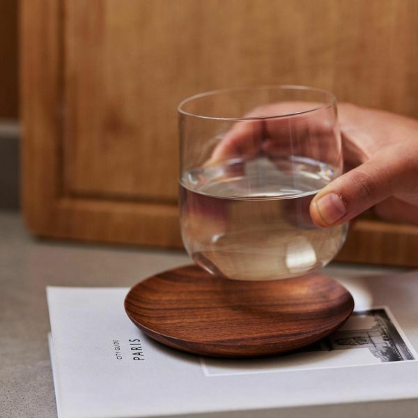 Fleck Reclaimed Teak Coasters (Set Of 4)  |  Glassware & Barware Glassware & Barware Glassware & Barware