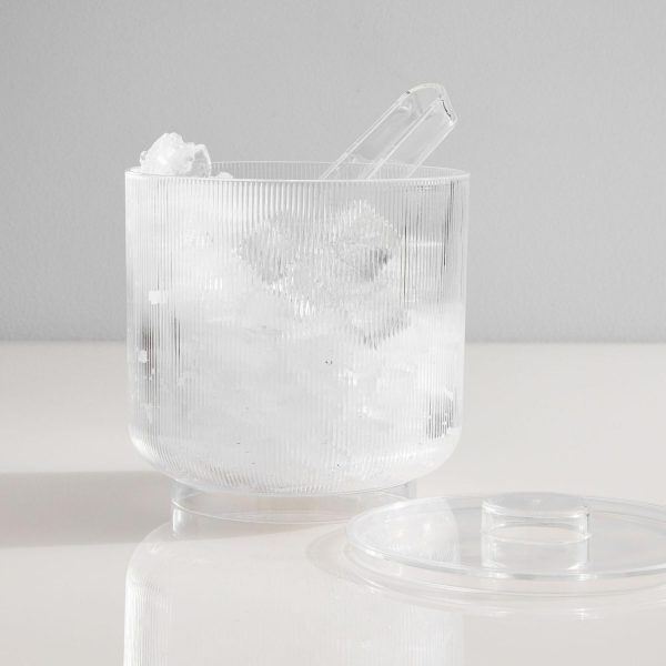 Fluted Acrylic Ice Bucket  |  Glassware & Barware Glassware & Barware Glassware & Barware