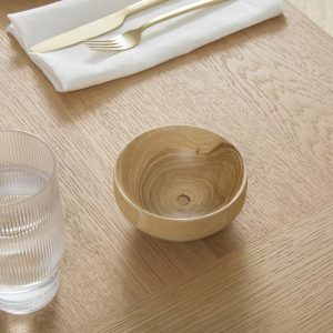 Gaia Teak Wood Condiment Bowl  |  Serveware Kitchen & Dining Serveware