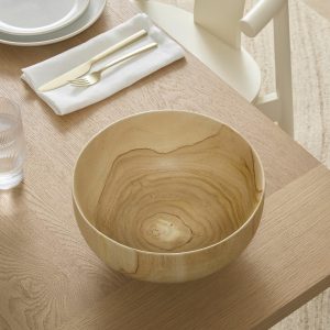 Gaia Teak Wood Serving Bowl  |  Serveware Kitchen & Dining Serveware