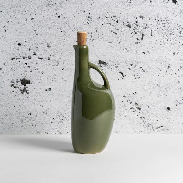 Gharyan Enameled Stoneware Olive Oil Bottle  |  Kitchen Kitchen Kitchen