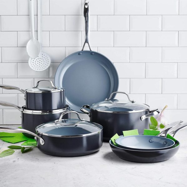 Greenpan™ Valencia Ceramic Nonstick 11-Piece Cookware Set  |  Kitchen Kitchen Kitchen