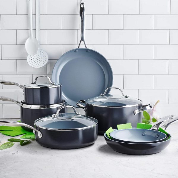 Greenpan™ Valencia Ceramic Nonstick 11-Piece Cookware Set  |  Kitchen Kitchen Kitchen