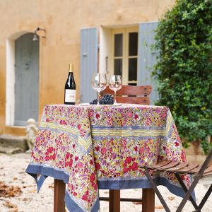 Jardin Cotton Tablecloth,59"X59"  |  Table Linens Kitchen & Dining Table Linens