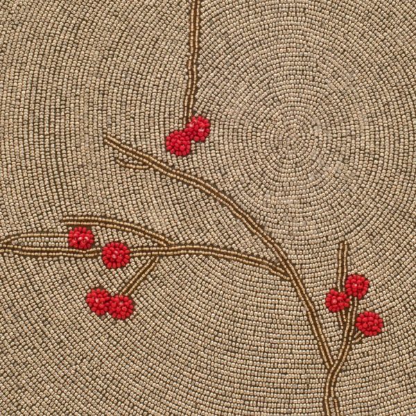 Joanna Buchanan Berry Beaded Placemat  |  Table Linens Kitchen & Dining Table Linens