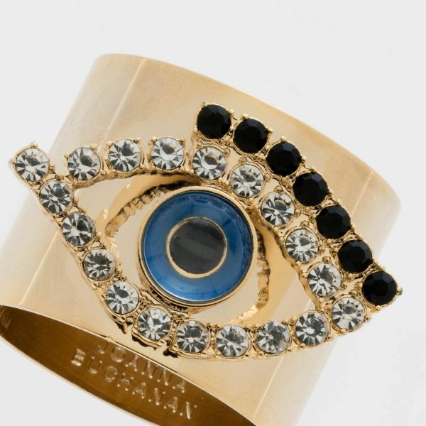 Joanna Buchanan Evil Eye Napkin Rings  |  Table Linens Kitchen & Dining Table Linens