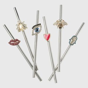 Joanna Buchanan Lucky Charm Cocktail Straws (Set Of 6)  |  Glassware & Barware Glassware & Barware Glassware & Barware