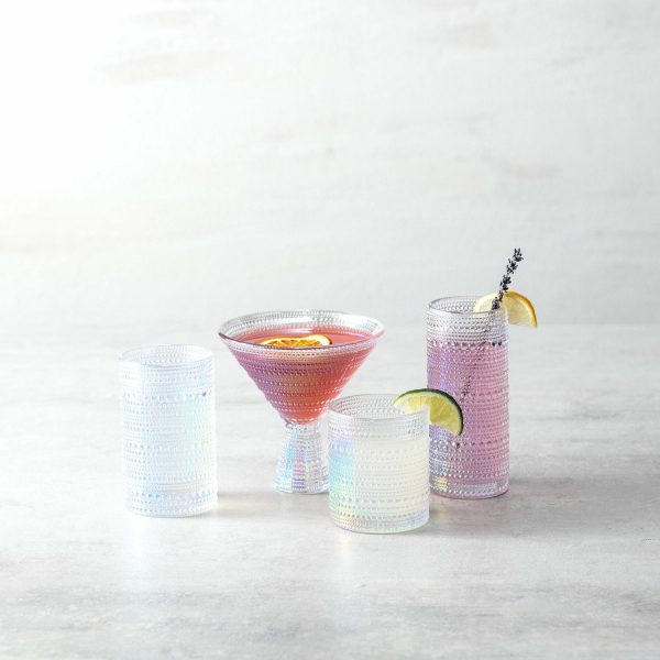 Jupiter Beaded Collins Glasses (Set Of 6)  |  Glassware & Barware Glassware & Barware Glassware & Barware