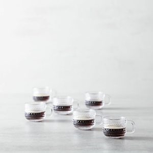 Jupiter Beaded Glass Espresso Cups (Set Of 6)  |  Dinnerware Dinnerware Dinnerware