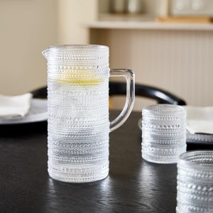 Jupiter Beaded Glass Pitcher  |  Kitchen Kitchen Kitchen