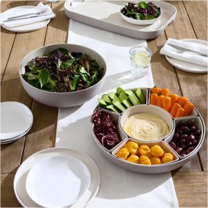 Kaloh Melamine Outdoor Serveware,Chip & Dip  |  Serveware Kitchen & Dining Serveware