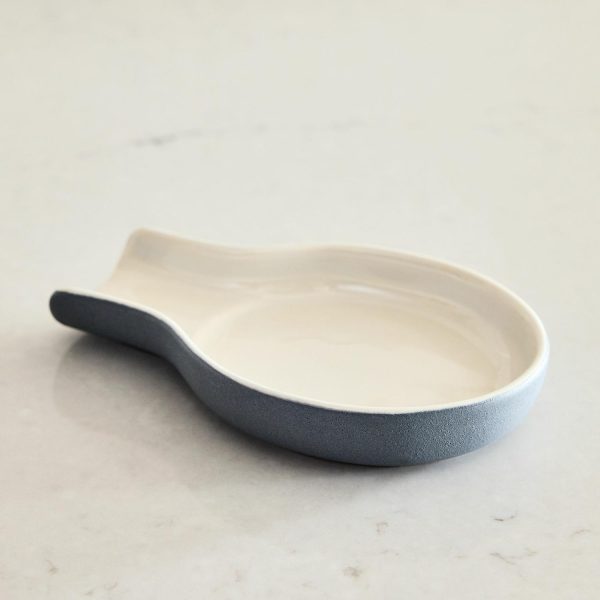 Kaloh Stoneware Spoon Rest  |  Kitchen Kitchen Kitchen