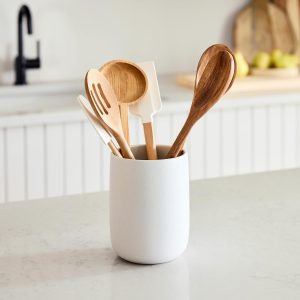 Kaloh Stoneware Utensil Holder  |  Kitchen Kitchen Kitchen