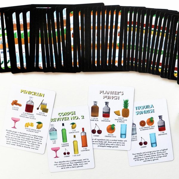 Love & Victory Cocktail Card Deck  |  Glassware & Barware Glassware & Barware Glassware & Barware