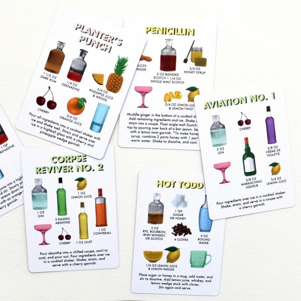 Love & Victory Cocktail Card Deck  |  Glassware & Barware Glassware & Barware Glassware & Barware